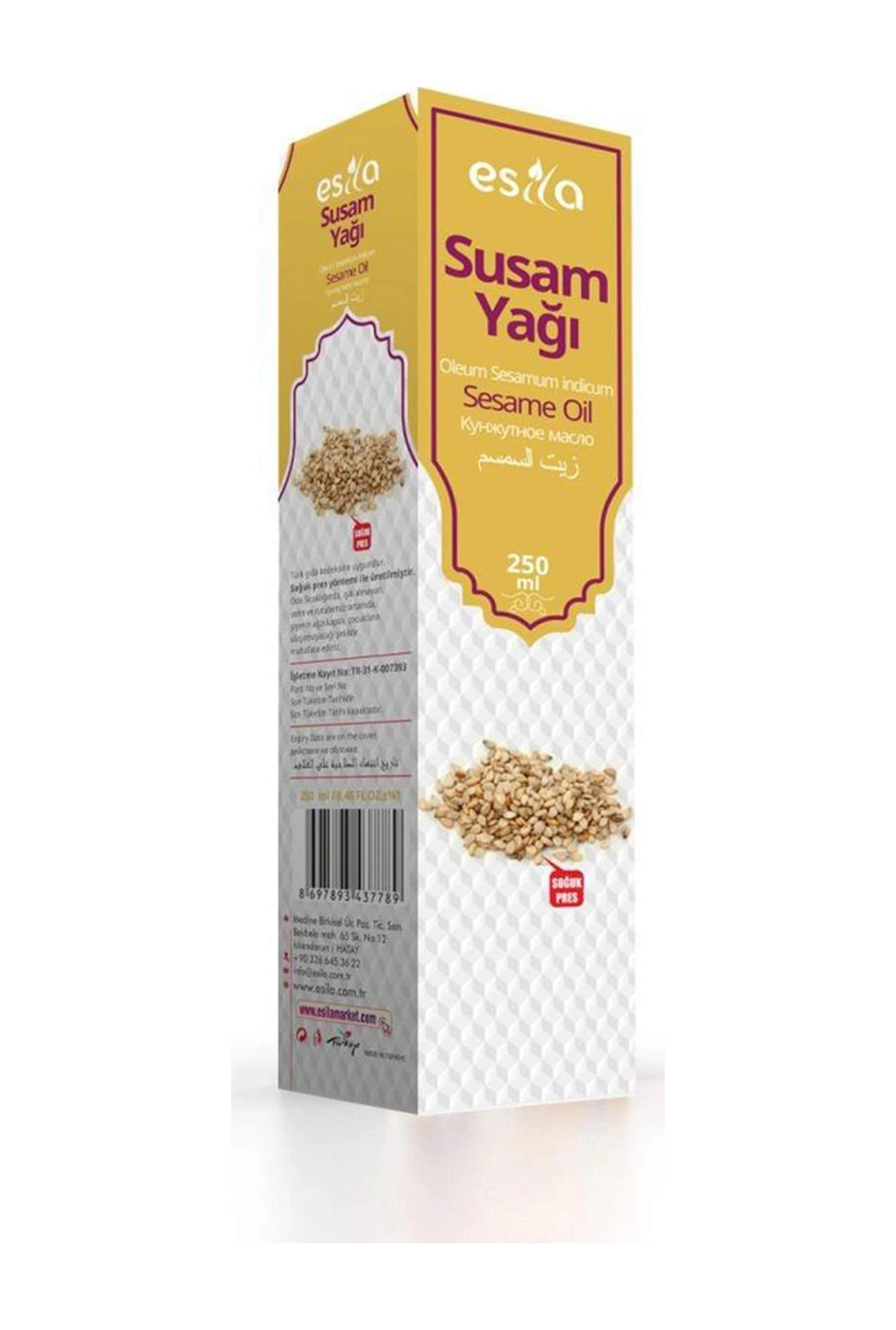Susam Yağı 250 Ml. 100 G