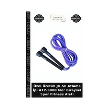 Özel Üretim Jr-50 Atlama İpi Atp-3000 Mor Bireysel Spor Fitness Aleti