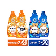 Yumoş Yumuşatıcı Manolya 1440ml X2 Yumoş Yumuşatıcı Lilyum 1440ml X2 Diğer