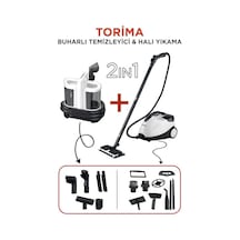 Torima V22B Koltuk Ve Halı Yıkama Makinesi + CB-08C Buharlı Temizleyici