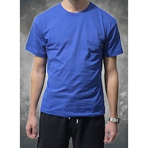 Yazlık T-shirt Yeni Sezon Mavi 