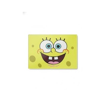 Sünger Bob Desenli Cam Kesme Tahtası Ve Sunumluk 25 X 35 Cm Çok Renkli