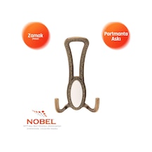 Seçi L Portmanto Askısı, Metal Vestiyer Askısı, 90 Gr, Dolap Ve Duvar Askılığı, Anti K Sari Vidalı