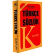 Karatay 4e Sözlük Türkçe Plastik Kapak 1.hamur Sarı