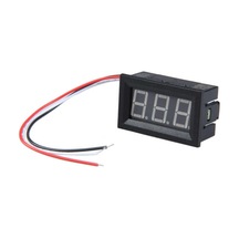 Voltmetre Digital 0-100v Dc 48x29x22 Ic-278-2 Ekonomik 3 Kablolu