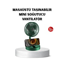 Belirtilmemiş Taşınabilir Katlanabilir Mini Fan 3 Kademeli Şarj Edilebilir