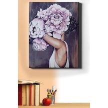 Webstyle Sayılarla Boyama Seti Kasnaklı Gül Kadın 50 X 65 Cm
