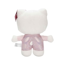 S00006115 Peluş Hkıtty S1 Simli Tulumlu 29cm Beyaz