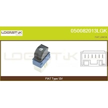 Cam Açma Düğmesi - Fiat Doblo - Teknoparts-fıcd003