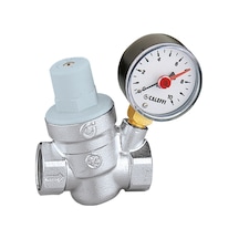 Caleffi  Eğimli Basınç Düşürücü Vana 3/4''ve Basınç Saati 1/4''