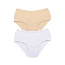 2 Adet Tutku Kadın Yüksek Bel Bato Kalın Lastik Külot S9