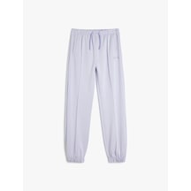 Koton Beli Bağcıklı Modal Karışımlı Basic Jogger Eşofman Altı Lila 5wkg40191ak Lila
