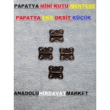 Papatya Dekoratif Mini Tavla ve Kutu Menteşe Oksit Renk 100 Adet