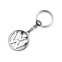 Volkswagen Logolu Metal Otomobil Anahtarlığı - Krom Kaplamalı A Kalite 1 Adet