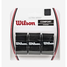 Wilson Grip Ultra Wrap Overgrip Black 3 Pk Wrz403000