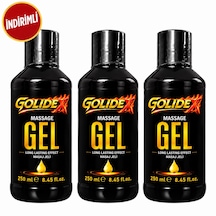Golidex Massage Gel 250 Ml Su Bazlı Kaydırıcı 3 Adet İndirimli
