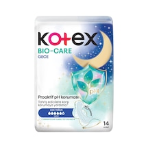 Kotex Bio-care Quadro Gece 14'lü - 4 Adet Tarı