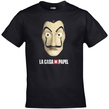 La Casa De Papel - Salvador Dali Maske Unisex Baskılı Tshir