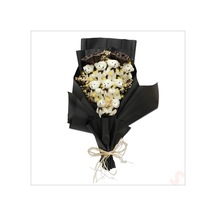 9 Pelüş Ayıcıklı, Kuru Çiçekli Ve Led Işıklı Buket, 54x36cm