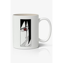 Naruto Susuke Anime Temalı Beyaz Porselen Kupa Bardak Beyaz