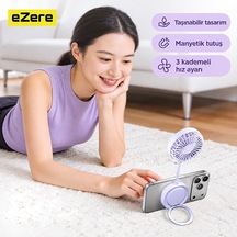 Ezere Flexcool Magsafe Manyetik Telefon Fanı Taşınabilir Mini Vantilatör