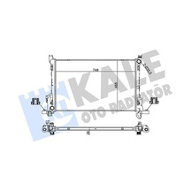 Su Radyatörü Brazing Talento, Nv300, Vıv Aro, Renault Trafic Iıı, Vauxhall Vıv Aro Kal 355630