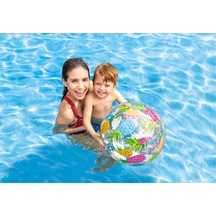 Intex 59040 Şeffaf Sevimli Desenli Top 51 Cm Çok Renkli