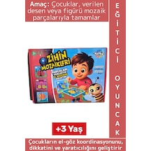 Eğitici Çocuk Dikkat Yaratıcılık El Göz Koordinasyonu Odak Gelişimi Eğlenceli Oyun Zihin Mozaikleri