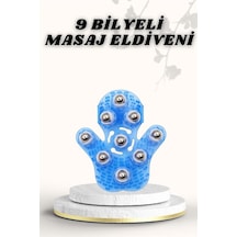 Drnds 9 Bilyeli Masaj Eldiveni Glebilir Plastik Sıkılaştırıcı Çok Renkli