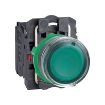 Schneider-Işıklı Buton Yeşil Led 220Vac-Xb5Aw33M5
