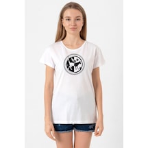 Monogatari Anime Tsubasa Cat Symbol Beyaz Kadın Bisikletyaka Tshirt Beyaz
