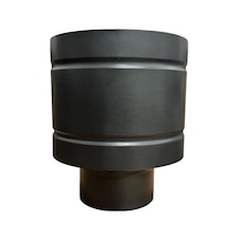 Baca Kalkanı / Çap: 13 Cm / Mat Siyah Eöaye / Baba's Stove