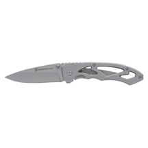 Smith Wesson Drop Point Silver Skeletonized Kamp Çakı Ck400cp Gümüş