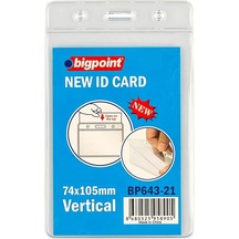 Bigpoint Kart Poşeti Dikey 74x105mm X 10 Adet