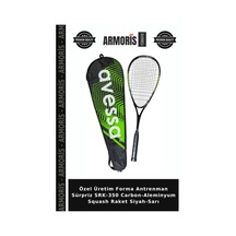 Özel Üretim Forma Antrenman Sürpriz Srk-350 Carbon-aleminyum Squash Raket Siyah-sarı Çok Renkli