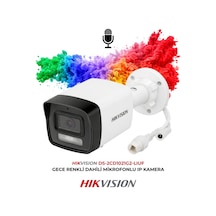 Ds-2cd1021g2-lıuf 2mp Hybrid Light Gece Renkli Poe Bullet Ip Kamera