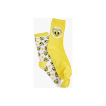 Koton Tweety 2'li Soket Çorap Lisanslı Desenli Sarı 4wak80056aa 4WAK80056AA155