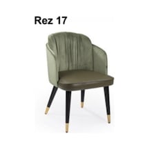 Rez 17 Modern Şık Ergonomik Dayanıklı Konforlu Ahşap Ayaklı Salon Yemek Sandalyesi Modeli Çok Renkli