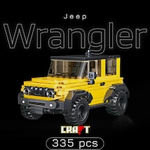 Teknik Jeep Wrangler Yapı Blok Jip Wrangler Oyuncak Araba