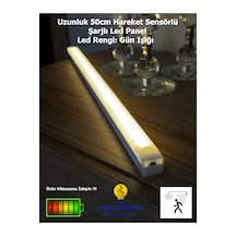 Hareket Sensörlü Led Işık 50 Cm Gün Işığı