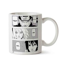 Naruto Trio Çizgi Roman İki Tarafı Baskılı Kupa Bardak Çok Renkli