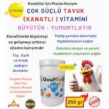 Yumurta Ve Büyütme Vitamini Tavuk Vb. Kanatlılar İçin 250 Gr