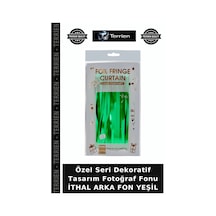 Özel Seri Dekoratif Tasarım Fotoğraf Fonu İthal Arka Fon Yeşil