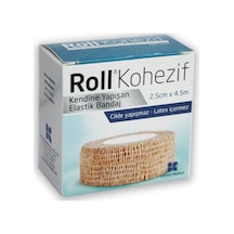 Roll Kohezif Elastik Bandaj 2.5Cm x 4.5M