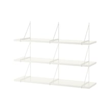 Ikea Bergshult/pershult Duvar Rafı Kombinasyonu 120x30 Cm Beyaz