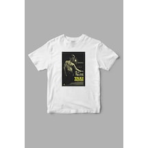 Taxi Driver Baskılı Tişört Beyaz