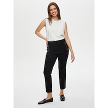 Faik Sönmez Slim Fit Vücut Şekillendiren Pantolon B00046-1 B00046-110 Siyah