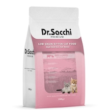 Dr. Sacchi Premium Düşük Tahıllı Sığır ve Kuzu Etli Yavru Kedi Maması 1500 G