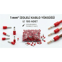 1mm İzoleli Kablo Yüksüğü 100 Adet 18awg