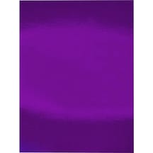 Aynalı Metalik Metalize Fon Kartonu Mor 50x70cm 1 Adet Tek Renk